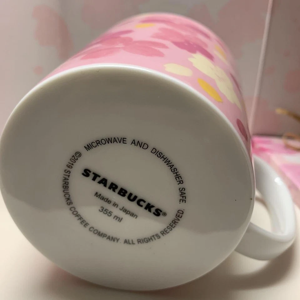 Taza Starbucks Sakura Logo Flor Rosa Flor de Cerezo Caja Original 2019 Japón Foto 4 de 4