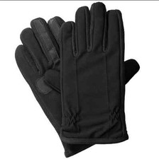  180 Isotoner Men Black Active Smart Touch Thermal Warm Winter Ski Gloves Size M