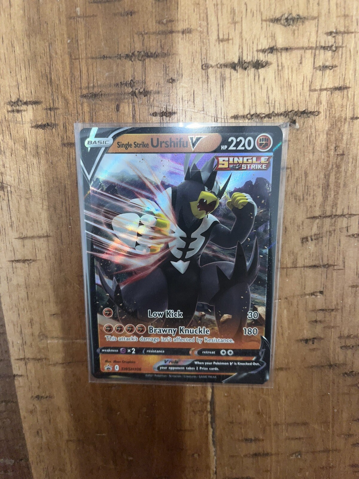 Single Strike Urshifu V - SWSH106 - Promo - Pokemon Card - NM