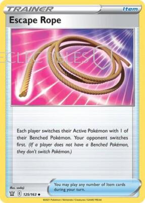 Pokemon Kampfstile 125/163 Fluchtseil Reverse Holo