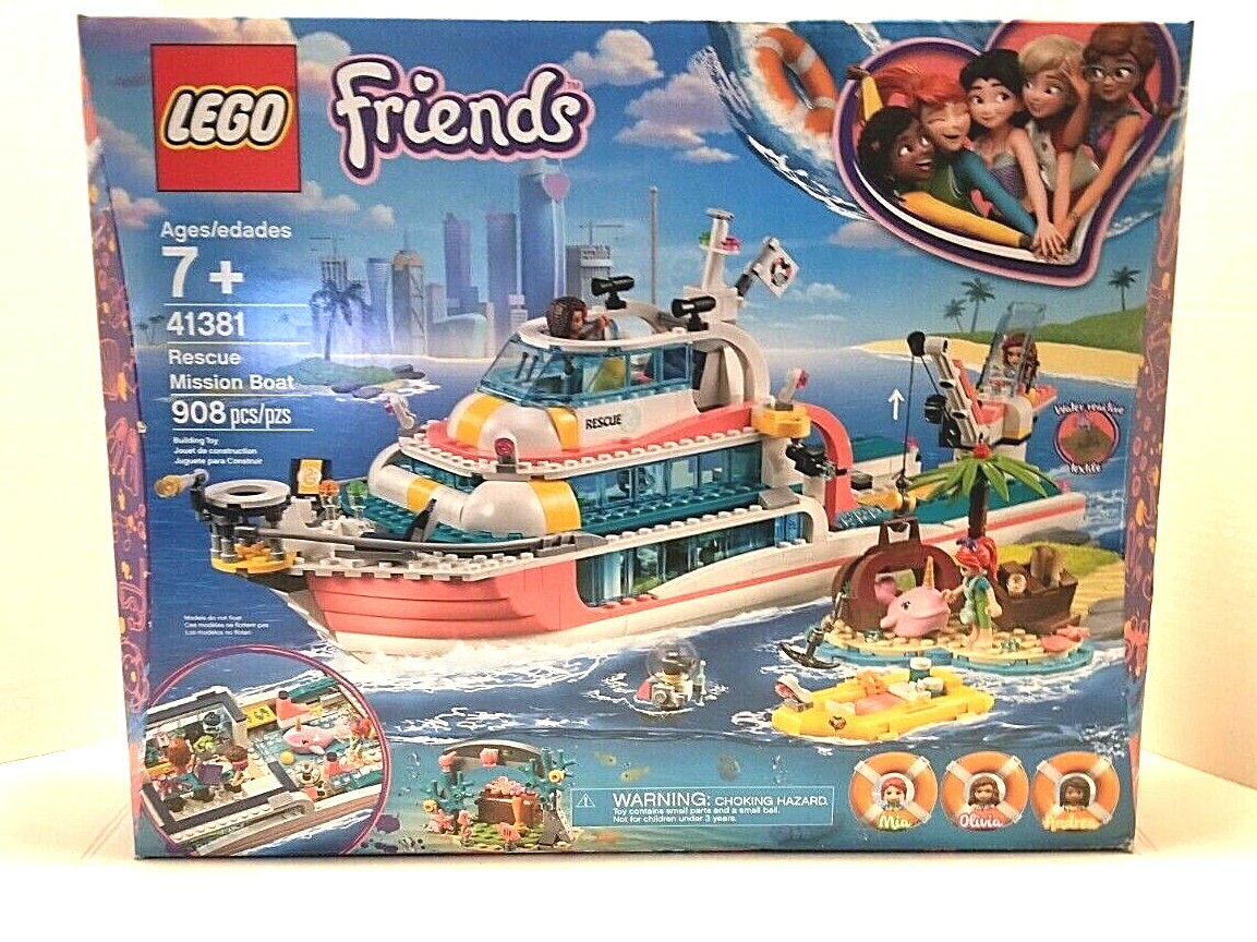 lego friends rescue mission boat
