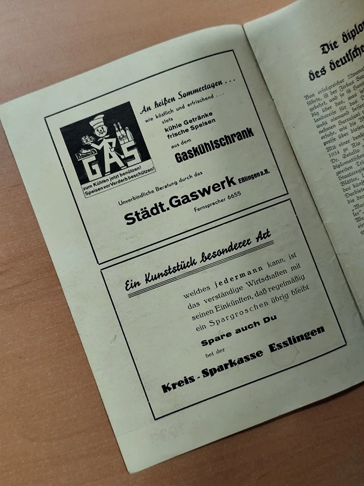 Sarrasani-Programm Esslinger Zirkusfestspiele 1939 Werbung Zirkus Cirkus K54 - Bild 3 von 4