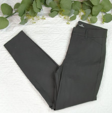 Old Navy Womens Gray Tight Dress Pants Pixie High Rise Slim Pockets Size S