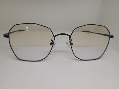 MODI Metal Black Geometric Eyeglasses  52-18-142