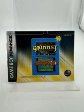 Gauntlet and Rampart (Game Boy Advance GBA) Booklet / Manual Only