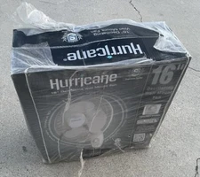 BRAND NEW Hurricane 16 Inch 80 Degree Oscillating 3 Speed Wall Mounted Fan White