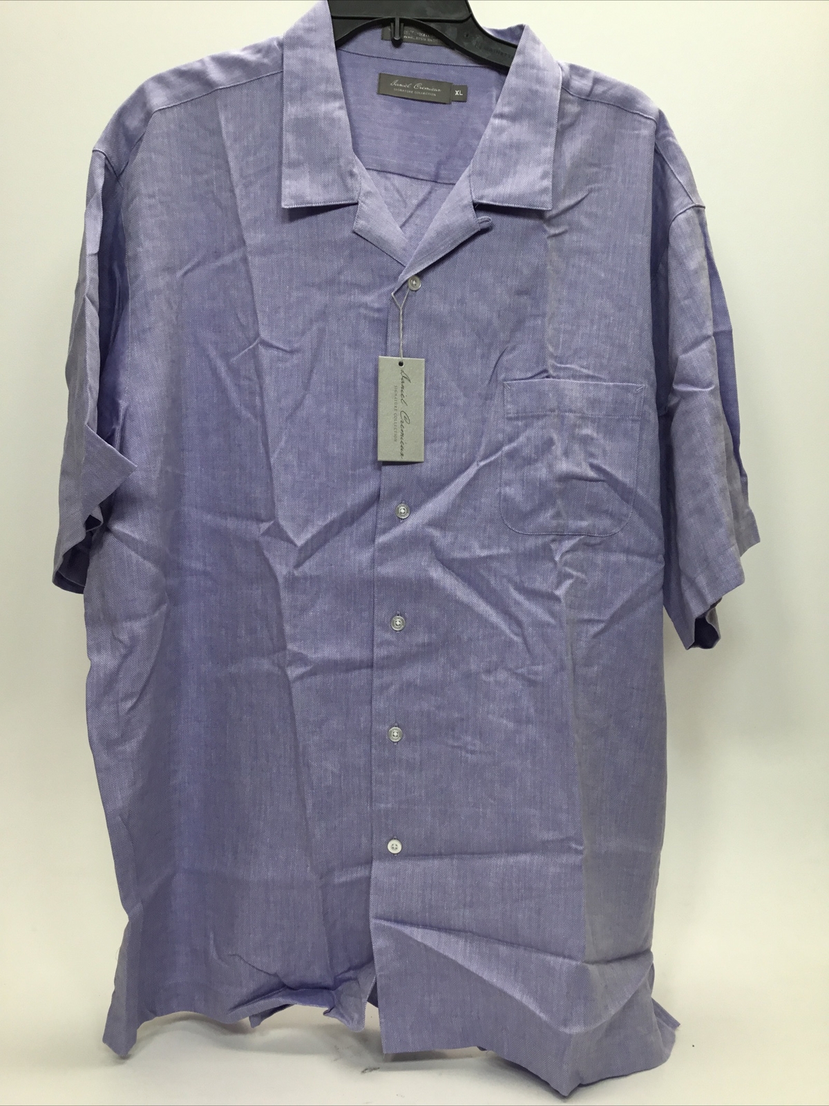 Мужская хлопковая рубашка SS из коллекции Cremieux Signature Collection Iris XL 4690₽