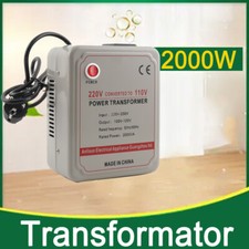 Wandler Konverter Spannungswandler Transformator 20V-250V auf 100V-120V 2000W