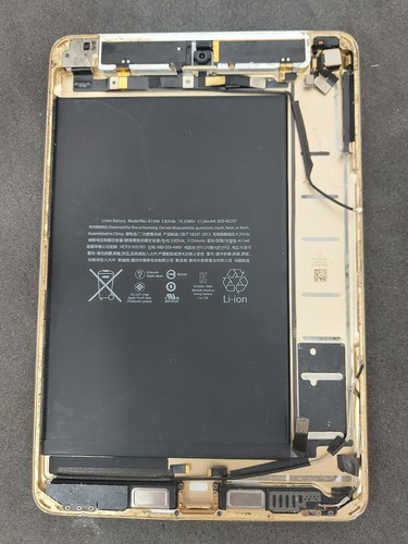 Apple iPad Mini 4 7.9” A1550 WiFi&Cellular Only Gold Colour Rear Housing #59 - Picture 7 of 12