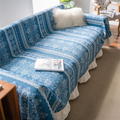 Funda de sofá con volantes impresa manta fundas para sofá sofá sofá fundas para sillón - Imagen 47 de 54