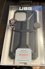 UAG - Monarch Series Case for iPhone 13 Pro Max (6.7") - Black - NEW