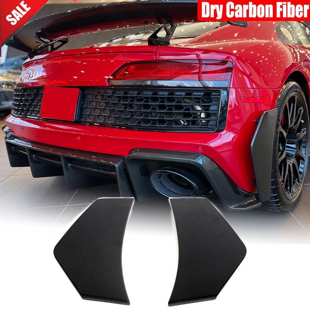 For Audi R8 Coupe 2019-24 Dry Carbon Rear Bumper Side Vent C Blade