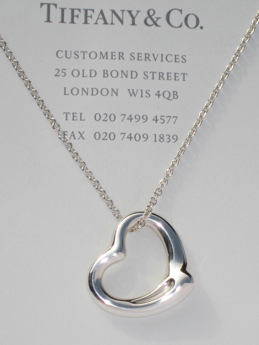 Tiffany solid heart necklace Clearance
