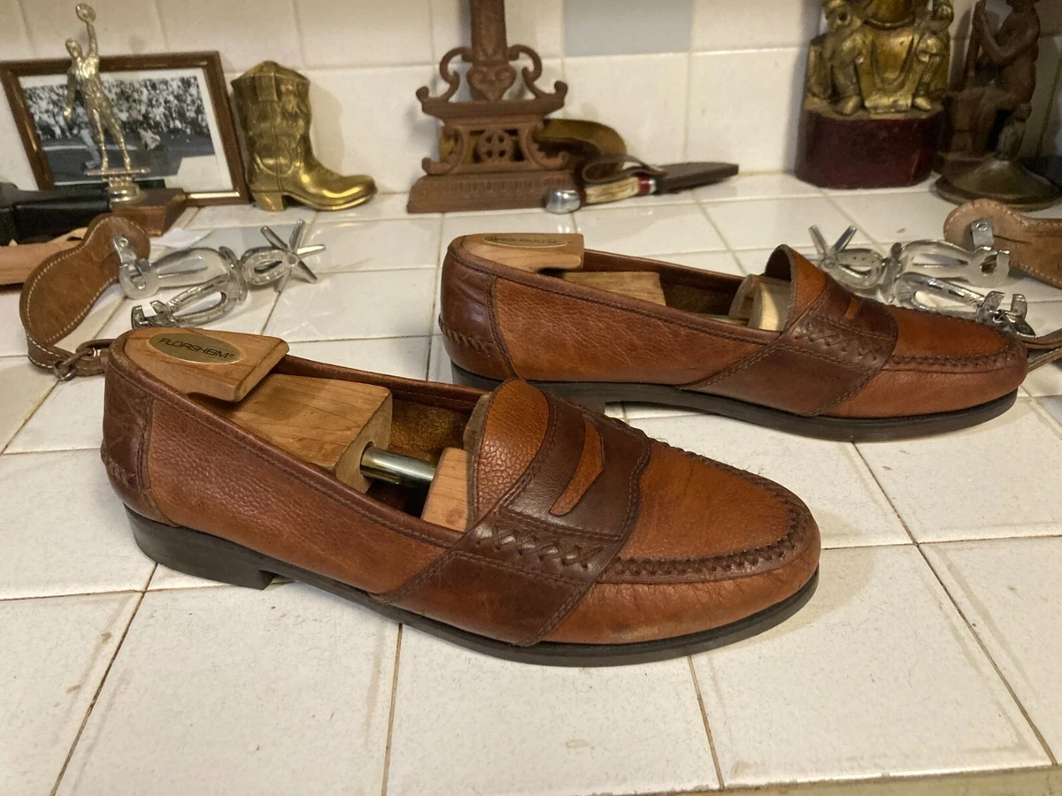 Cole Haan Shoes Mens 8.5 Brown Leather Vtg Air Bit Loafer Casual Preppy 90s Cole Haan Loafer Brown Casual Shoes for Men for sale | eBay main image 4