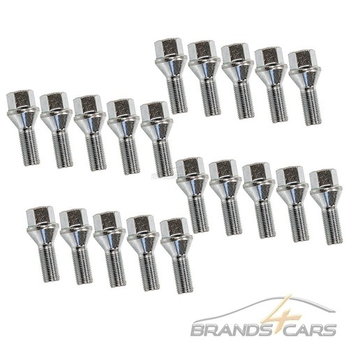 KIT 20 BULLONI RUOTA CONICI M14X1,50 LUNGHEZZA FILETTATURA 60 MM. CHIAVE DA 17 - Foto 6