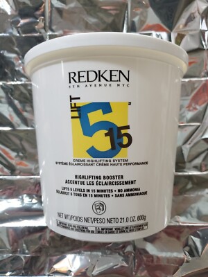 Redken Lift 5/15 Powder Tub Highlifting Booster Tub 21.0 OZ.  Bleach 