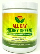 IVL All Day Energy Greens Hi-Octane Energy Drink for Health & Life 10.5oz
