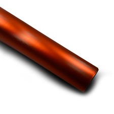 10,36€/m² Autofolie Matt Chrom metallic gebürstet Orange 4m x152cm Luftkanäle