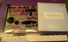 BEST FRIENDS FOREVER 18 CLING ACRYLIC STAMPS CLOSE TO MY HEART CTMH CREAKYATTIC