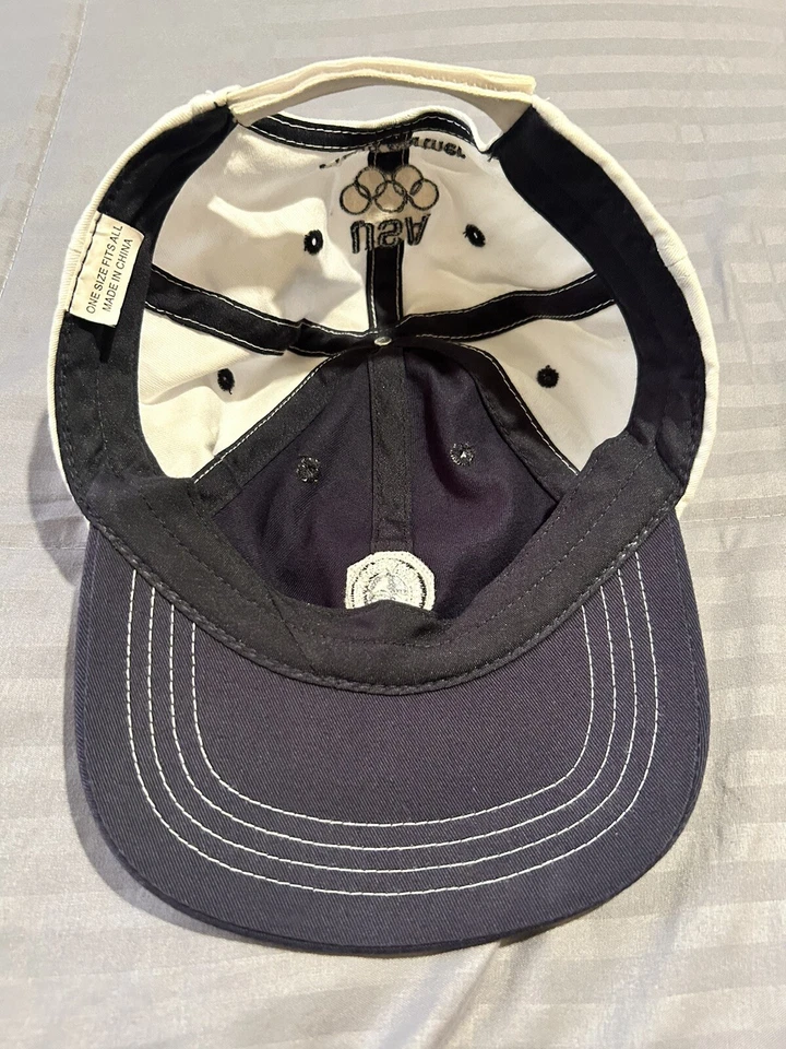 Sombrero ajustable BMW USA Olympic Proud Partner azul marino y blanco Foto 2 de 4