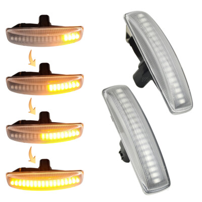 Side Marker Signal Light For Range Rover Discovery LR3 LR4 LR2 Dynamic LED
