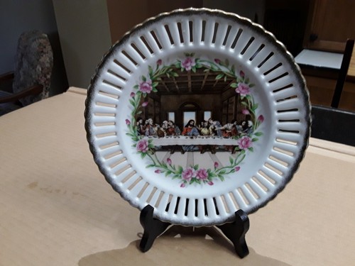 Vintage The Last Supper Collectors Plate Religion Jesus Christianity God Faith
