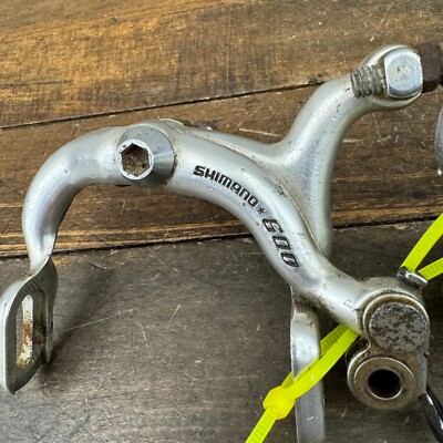 Vintage Shimano 600 Brake Caliper Set Side Pull Nut 1st