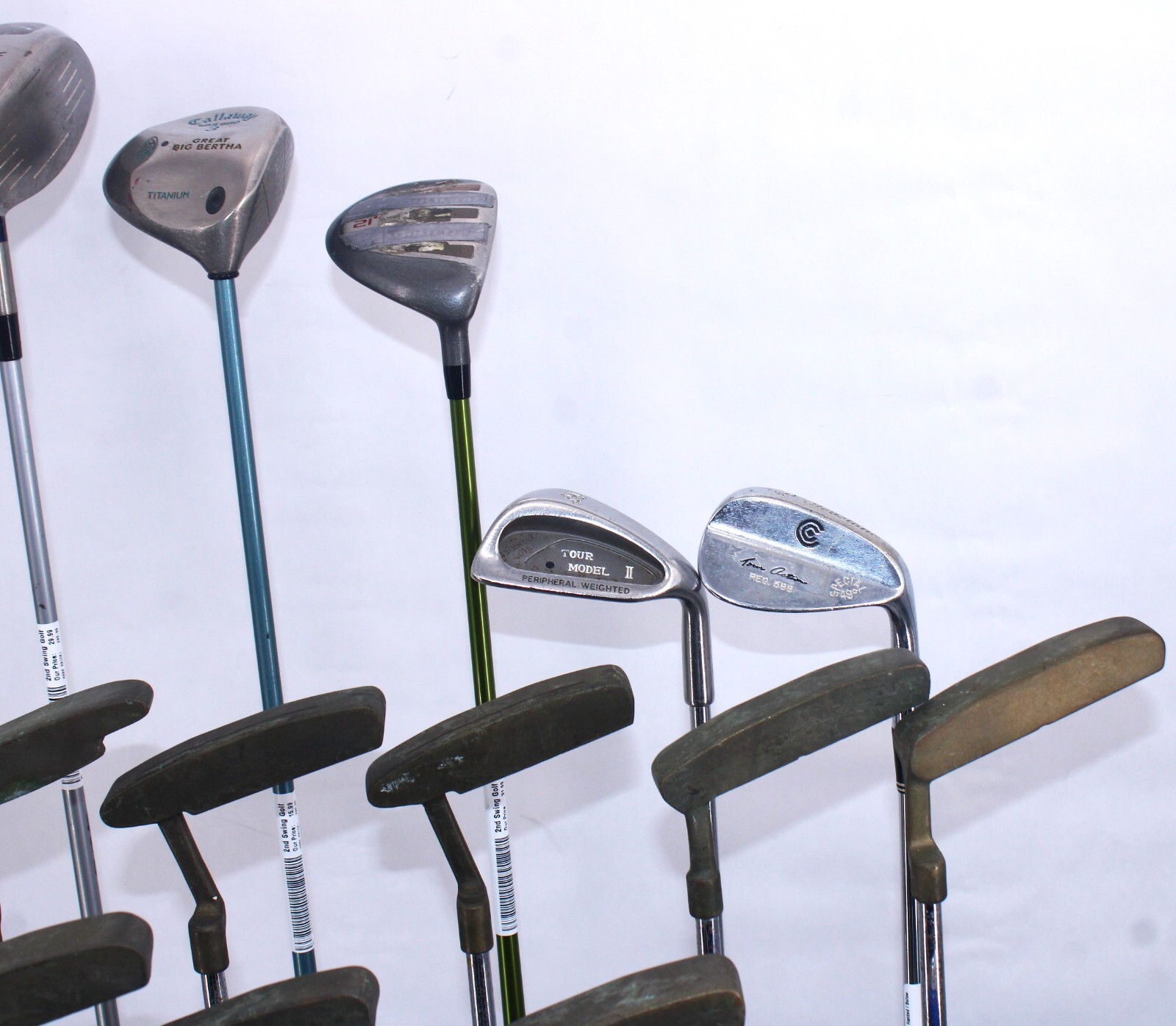 Lot of 18 Golf Clubs of Various Lengths, Lofts, Flexes, RightHanded eBay