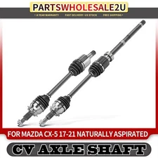 New 2x Front Left and Right CV Axle Assembly for Mazda CX-5 2017-2022 L4 2.5L