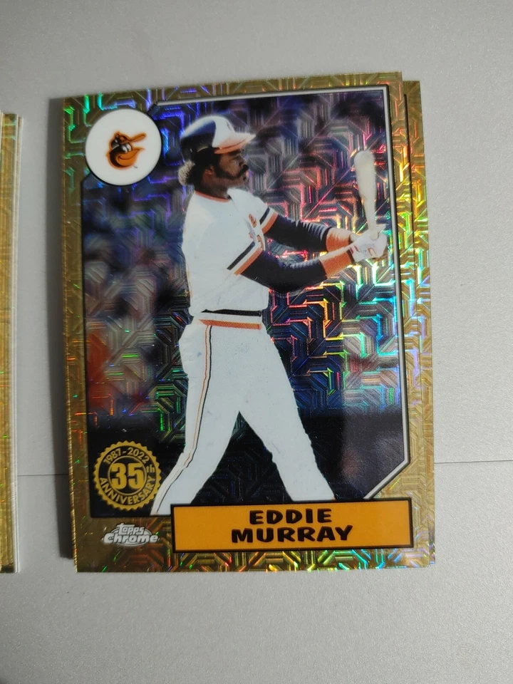 2022 Topps 1987 Topps Chrome Silver Pack Series 1 Mojo 1-100 Pick from drop down - Image 3 of 4