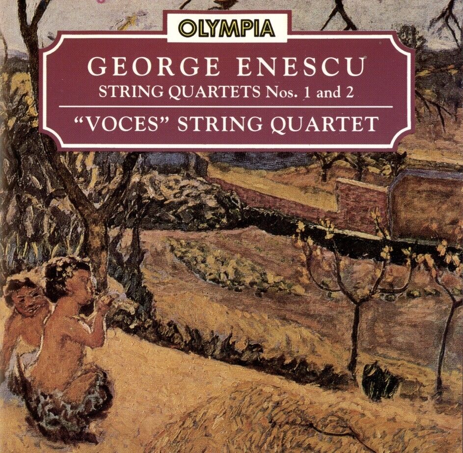 ENESCU: String Quartets 1 & 2 / Voces String Quartet (CD, 1992, Olympia)