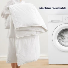 Cooling Summer Lightweight Comforter Goose Down and Feather Blend or Winter Warm