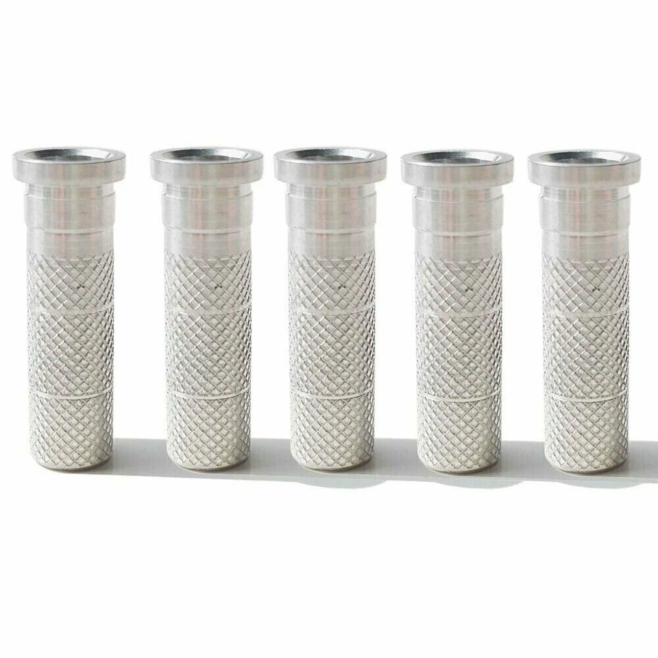 50 peças inserção de flecha de alumínio rosca de came ID 6,2mm eixo de carbono arco e flecha caça EUA - Imagem 3 de 4