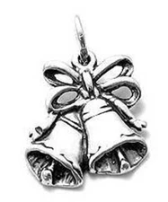 925 Sterling Silver Wedding Bell Charm