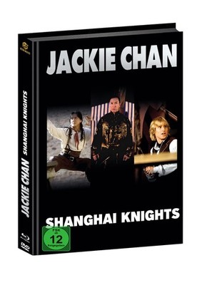 Shanghai Knights Blu-ray Mediabook Wattiert Cover E Jackie Chan