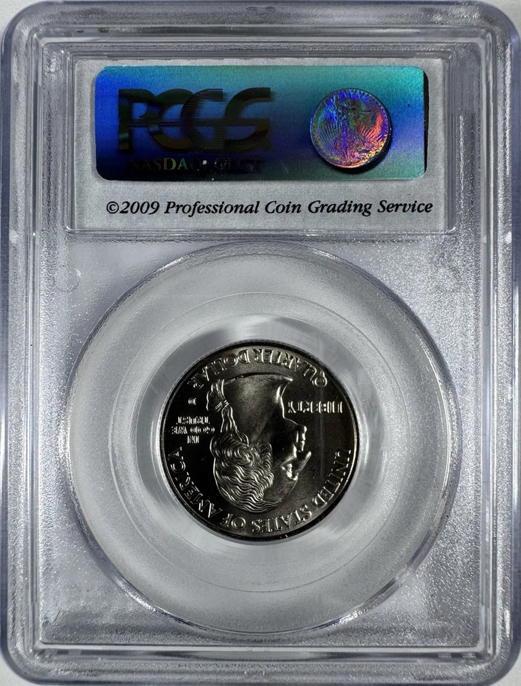 2009 D U.S. Virgin Islands Quarter PCGS SP68 Satin Finish - Image 2 of 2