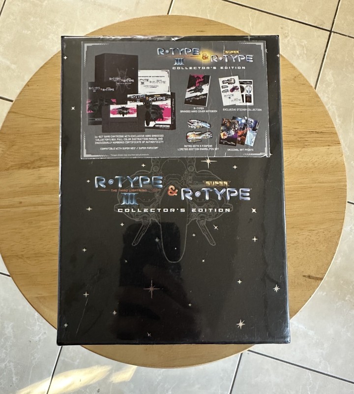 R-Type III 3 & Super R-Type Retrobit Collectors Edition SNES Super Nintendo irem