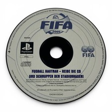 Thumbnail of ebay&reg; auction 298456626865 | PS1 - FIFA 2001 #Fußball Hautnah Edition zum Schnuppern | SLES-03142 nur CD