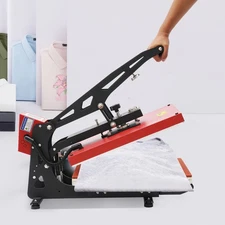 DIY T-Shirt Heat Press 16"x20" Transfer Machine Auto Open Sublimation Swing Away