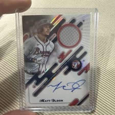 2025 Topps Pristine Matt Olson Pristine Pieces Autograph Relic Braves #PPAR-MO