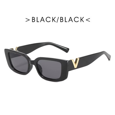 Retro Rectangular Sunglasses 2023 New WOMEN'S Brand Designer Retro Small Frame S