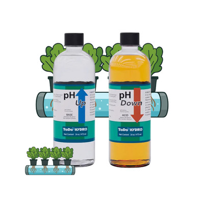 pH Up & Down Kit for Hydroponics   Fast & Easy Liquid Control 8 oz