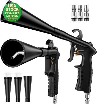 #ad High Pressure Car Cleaning Gun Air Blow Dryer Detailing Tool with Nozzles And $59.99