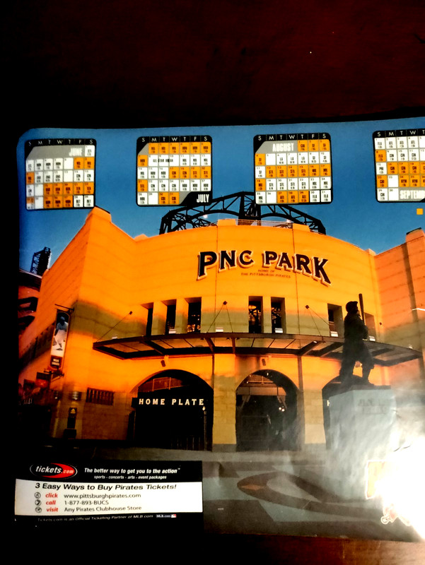 PNC PARK MOUSE PAD VINTAGE Pirates