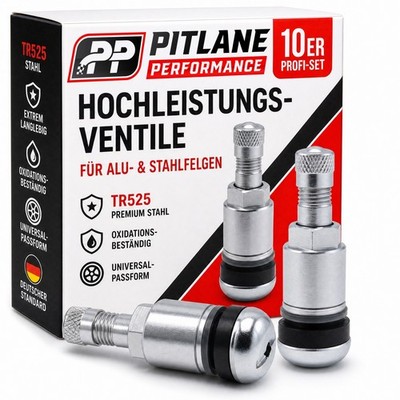 Metallventil TR525 Reifenventil aus Aluminium für PKW SUV Autoventil bis 14 bar