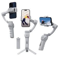 Gimbal Stabilizer for Androids and Iphones, with Face/Object Tracking, foldable