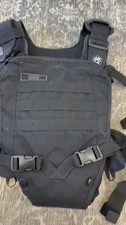 Mission Critical System 01 S.01 Baby Carrier Tactical Style Vest Black EUC
