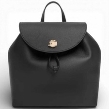 Moda Coccinelle Borsa a spalla Nikla Donna Nero/Cognac in Pelle