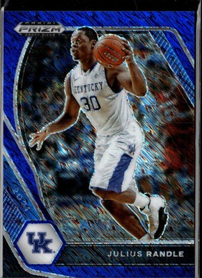 Julius Randle 2021 Prizm Draft Picks Blue Shimmer /13 Kentucky Wildcats