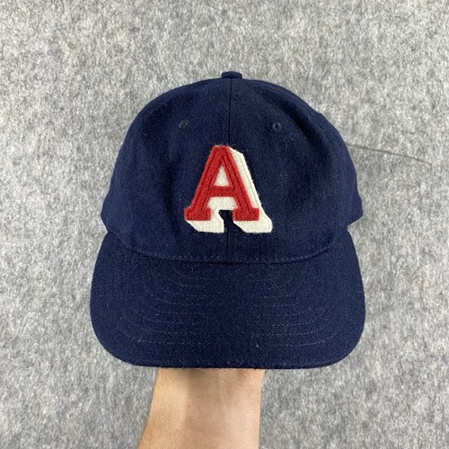 Atlanta Crackers Ebbets Field Wolle Baseballmütze Mütze authentisch 1939 blau rot 7 5/8